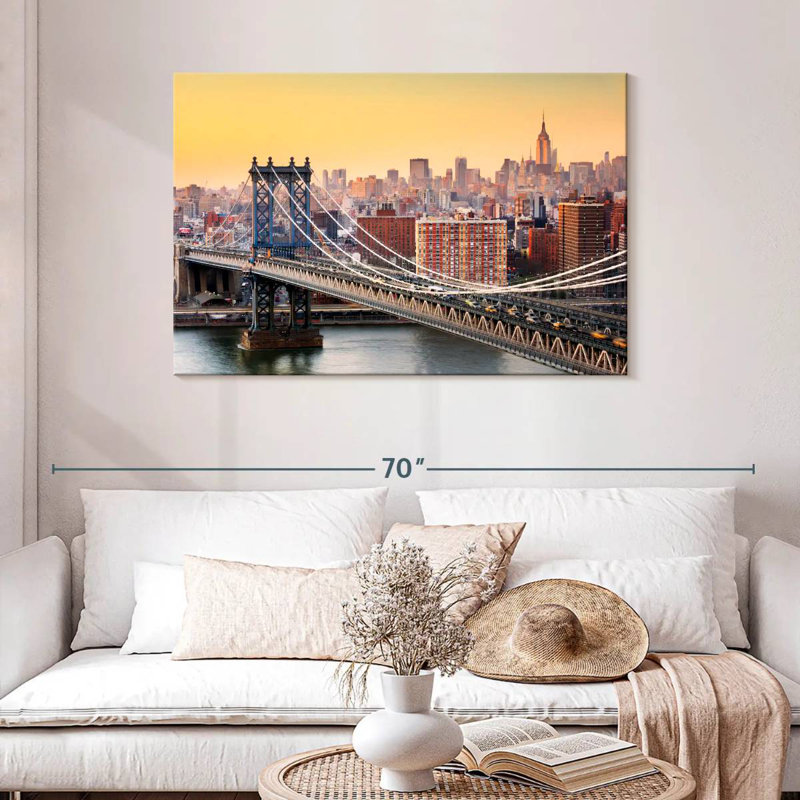Lilie Marvelous Manhattan Bridge, H 30 po x l 45 po