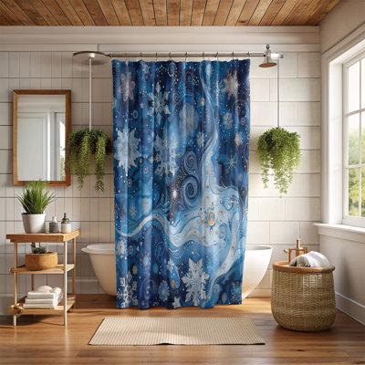 Rideau de douche Frozen Blooms - Premium