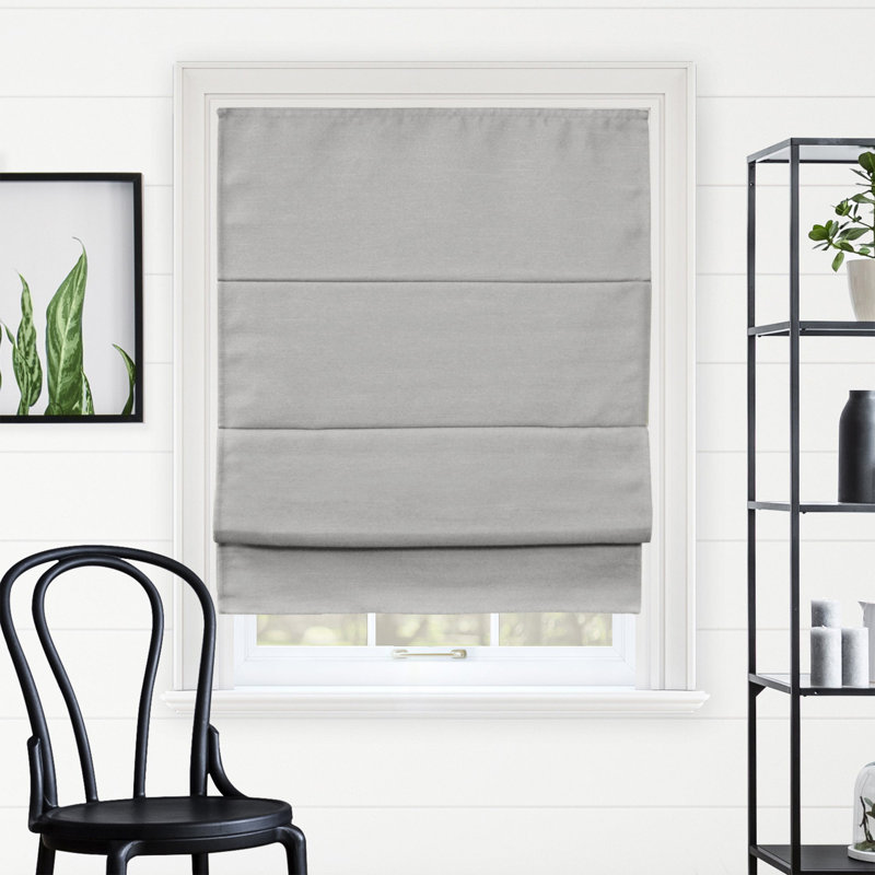 Blackout Roman Shade, Dark Cream, 36"W X 64"L