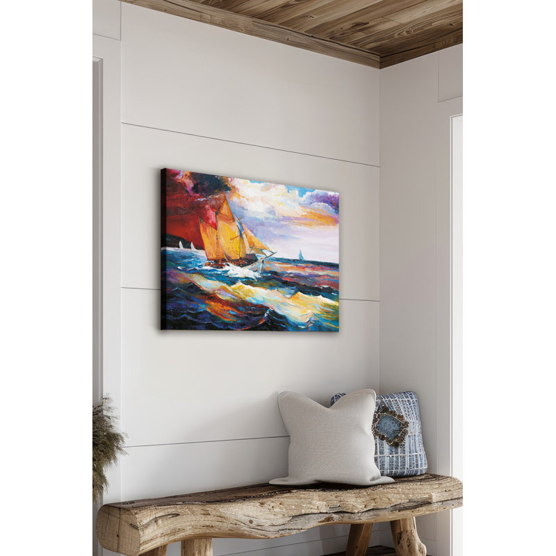Superbe peinture sur toile décorative, 16 po x 24 po | 100% toile avec une épaisseur de 1,2 pouce | Parfait pour la décoration intérieure, le salon et le bureau | Couleurs éclatantes et conception unique pour rehausser tout espace