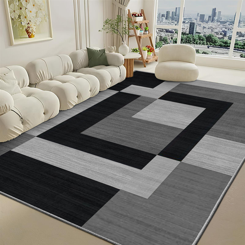 Burlyn Machine Tufted Modern Shaggy Area Rug for All Room, Rectangle 60 x 110cm