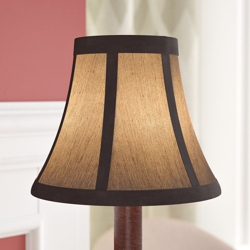 5'' H Fabric Bell Candelabra Shade, Bronze
