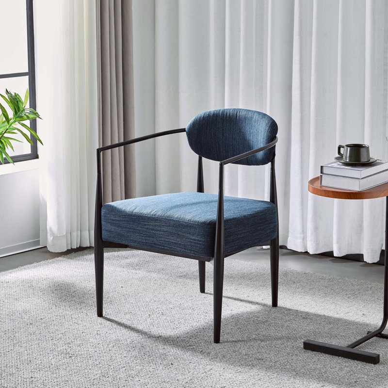 Fauteuil d'appoint rembourré Mid-Century