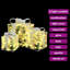 vidaXL Gift Box with 60 LEDs 20 x 20 x 20 cm-429282999
