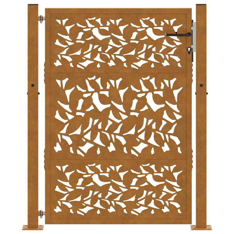 Weathering Steel Gate, Rusty, 105 x 130 cm