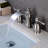 2-handle Bathroom Faucet with Drain Assembly-99868187