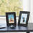 2 Pieces Black Honeycomb Resin Tabletop Picture Frames