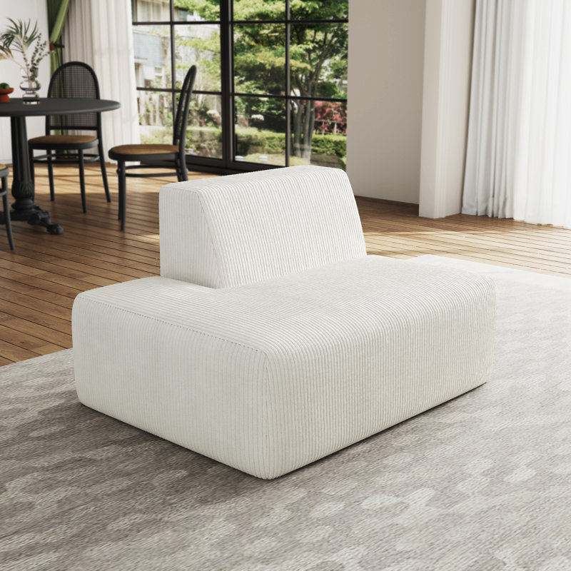 Berlare 128.8Cm Wide Side Chair, Beige