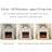 White Solid Wood Freestanding Fireplace
