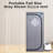 Portable Steam For Home - Personal Spa Enjoyment Zone. Grey. 2.2L Generator. 150F Max Heat. Approved. Remote Controlled With Timer. Foldable Chair. Waterproof & Heatproof Material. Easy Installation