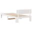 Bed Frame with Headboard Solid Pine Wood-312509226-312509228