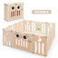 Barrière de sécurité pliable pour 14 enfants-55280465