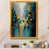 Impression dorée sur toile encadrée