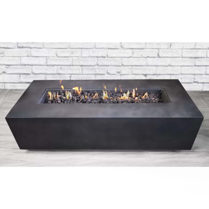 Concrete Propane Outdoor Fire Pit Table