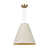 Cream/Hand Rubbed Antique Brass