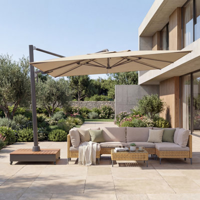 Menades 157" Cantilever Outdoor Umbrella