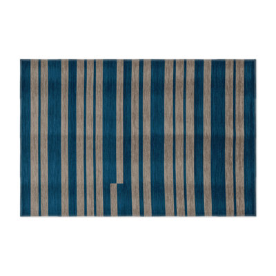 Tapis intérieur / extérieur vert HorizontalStripes