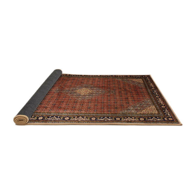 Tapis brun Southwestern, Rond 6 pi