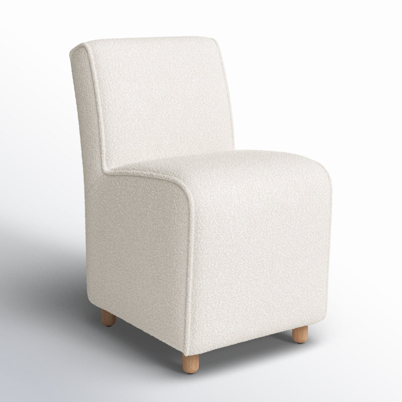 Hobson Upholstered Parsons Chair in Cream