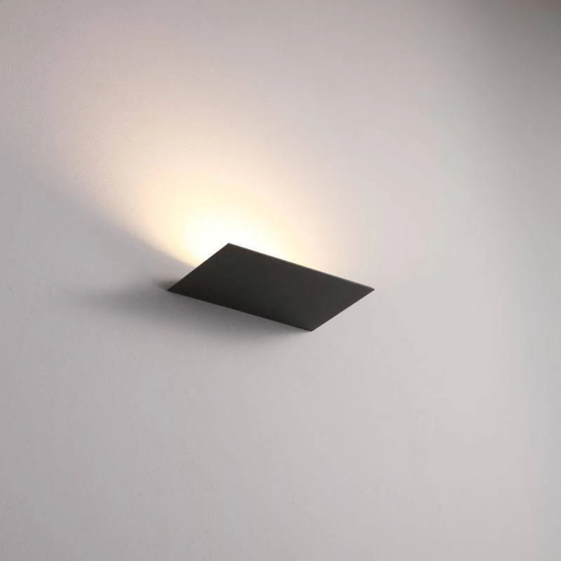 UltraBeam 12 Watt LED Black Indoor LED Wall Uplighter 1000 Lumens Width 230mm