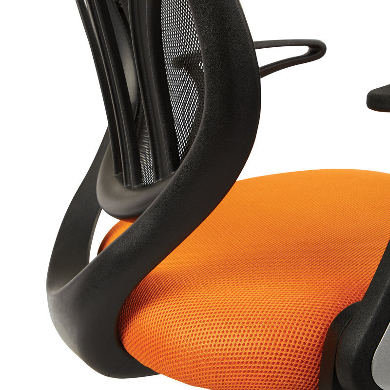 Work Smart Mesh Task Chair, Orange