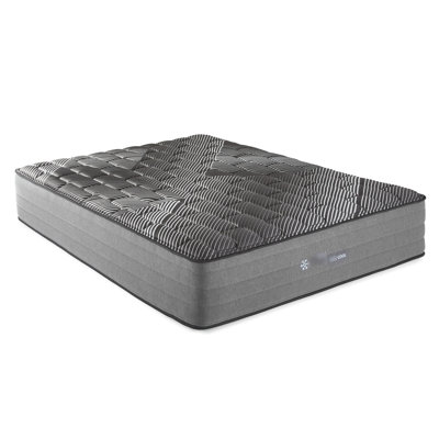 Très grand matelas froid King 14 po - Pure glace ferme avec housse en mousse régulant la température