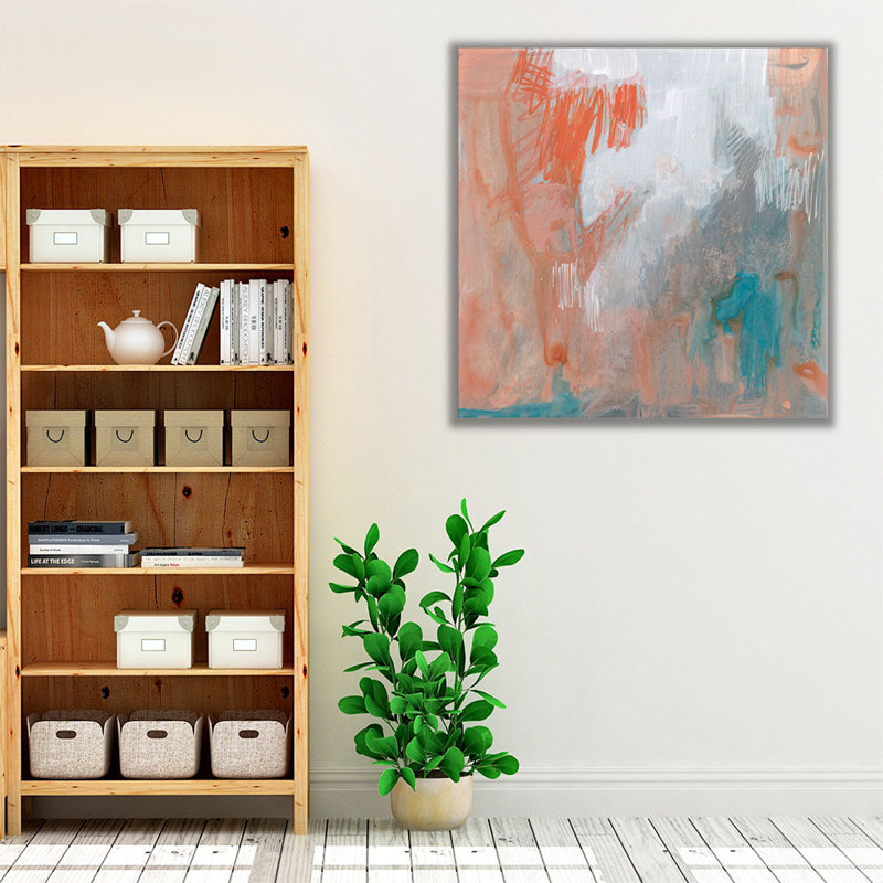Coral Escape II - reproduction d'art sur toile, H 12 po x l 12 po