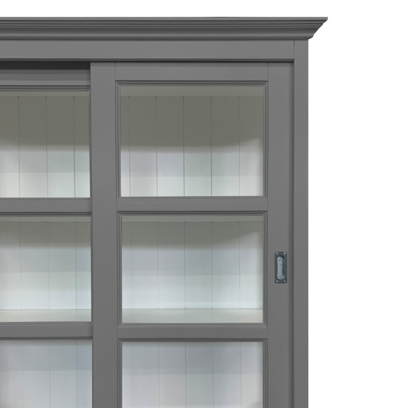 Babetta 125 cm W Display Cabinet, Dusty Grey