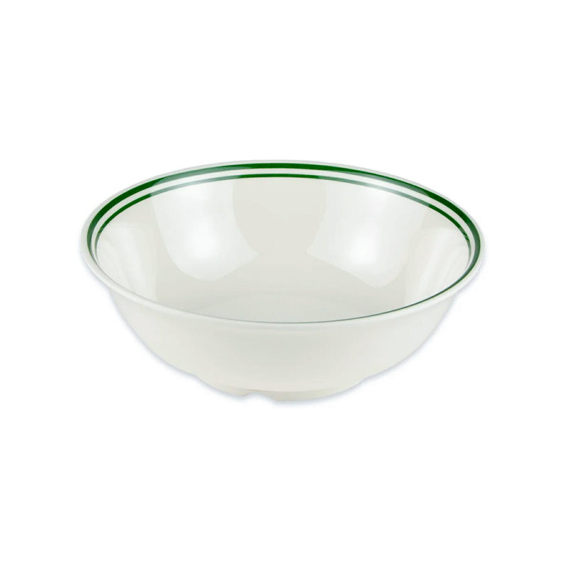 GET M-811-EM Round Melamine Serving Bowl, 1 Quart, Emerald Green (Set of 12)