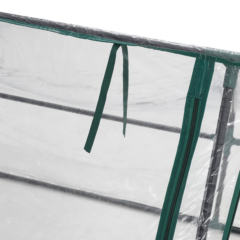 Metal Hobby Greenhouse with Window Opening