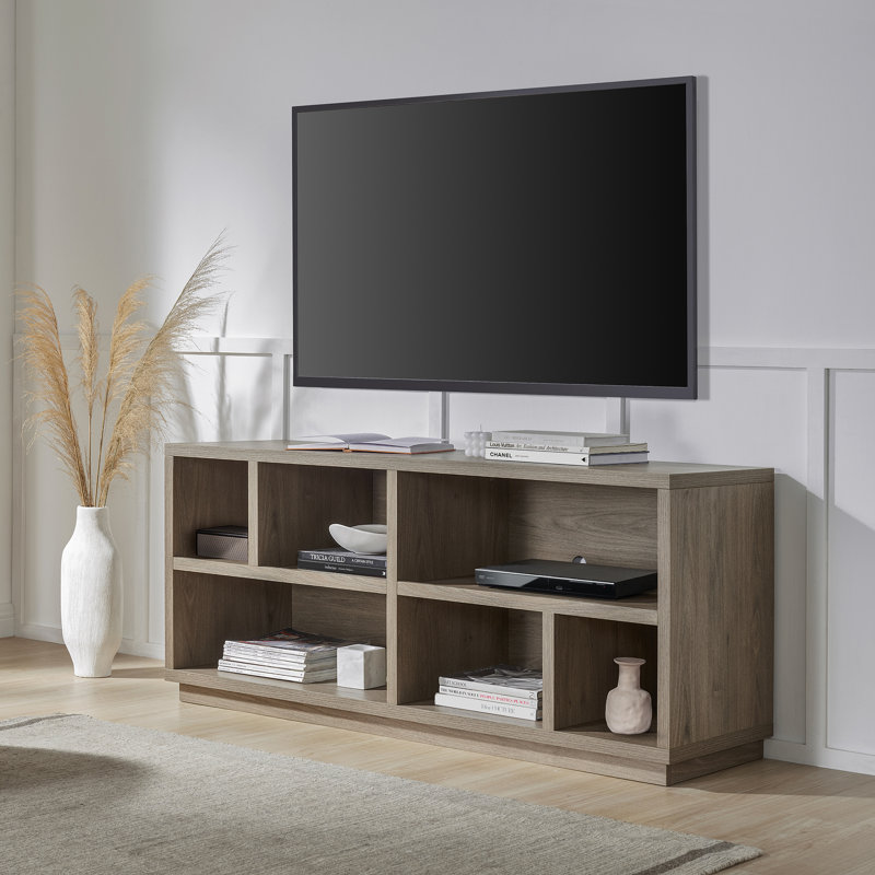 Unfinished TV Stand for TVs up to 65", Grey Wash