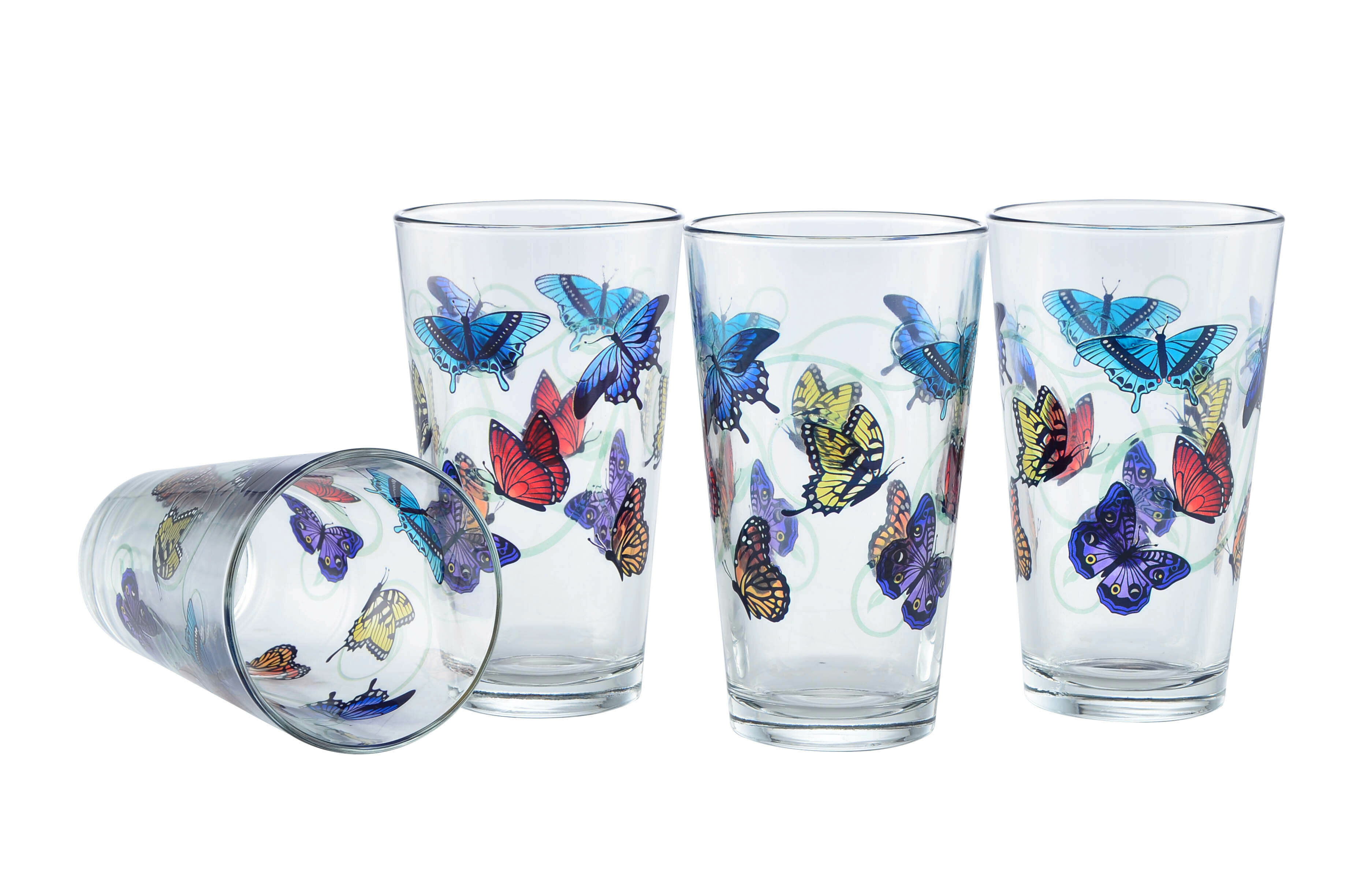 August Grove® Dyann 4 - Piece 16oz. Glass Pint Glass Glassware Set