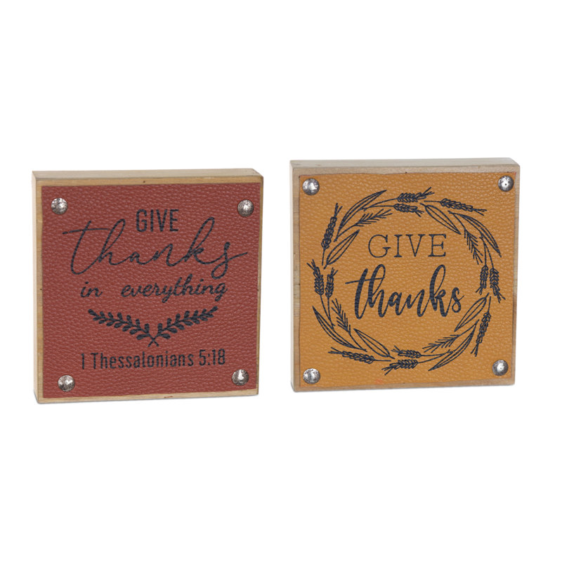 Donner «Thanks Thanks» (ensemble de 6)