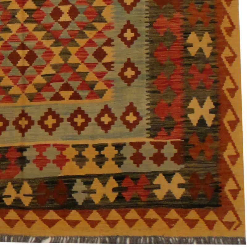 Tapis rouille tissé à la main Azpeitia