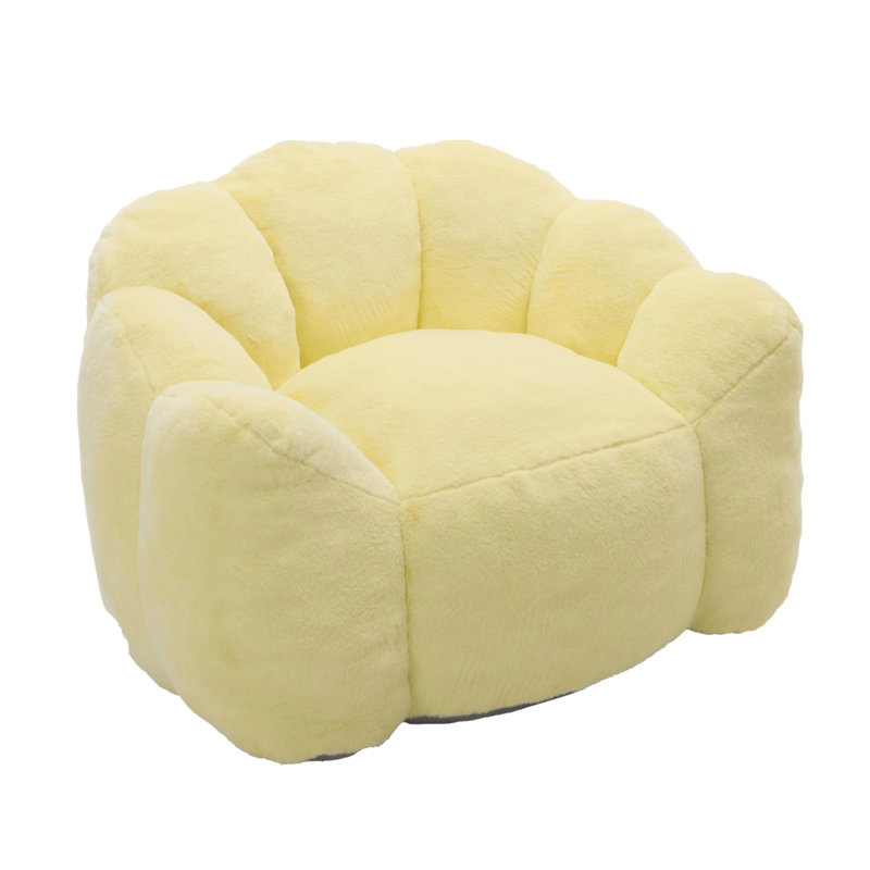 Lotus type compression sofa Adult bean bag sofa with pull ring can be easily moved without installation Suitable for various environments such as living room, bedroom, etc. Relax and enjoy life