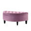 Rangement demi-cercle capitonné noir 44 po Venne-167025548