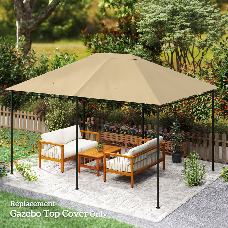 Toit de remplacement pour gazebo 10'x13' (84C-116), Khaki