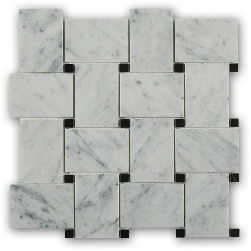 Orchard 2x3 Basketweave Honed Marble Mosaic Tile