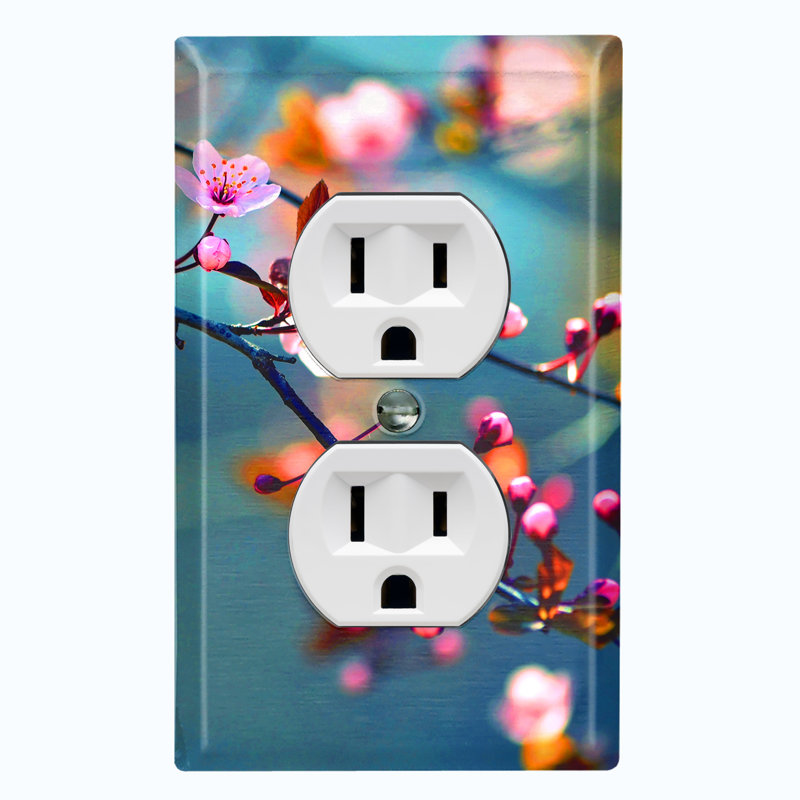 Flowers Animals 1 - Gang Duplex Outlet Standard Wall Plate