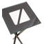 Glass Pedestal End Table