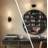 26.96"Matte Black Bathroom Vanity Light Industrial Wall Sconce with Fluted Glass Shades