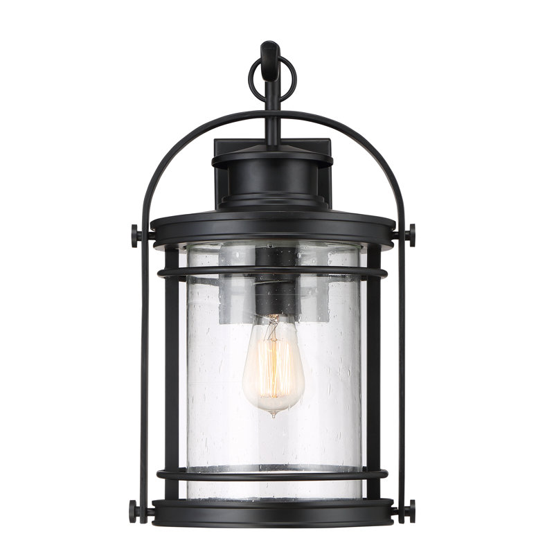 Amiree Aluminum Wall Light, Large, Mystic black