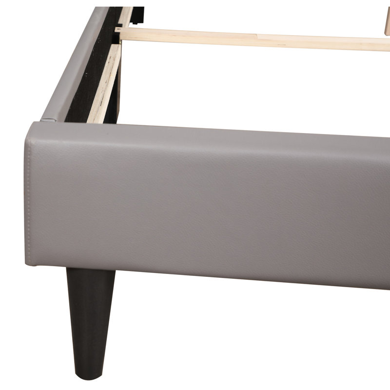 Grand lit confortable gris - l 86 po x l 63 po x H 47 po, fait de mousse de coton pour plus de confort