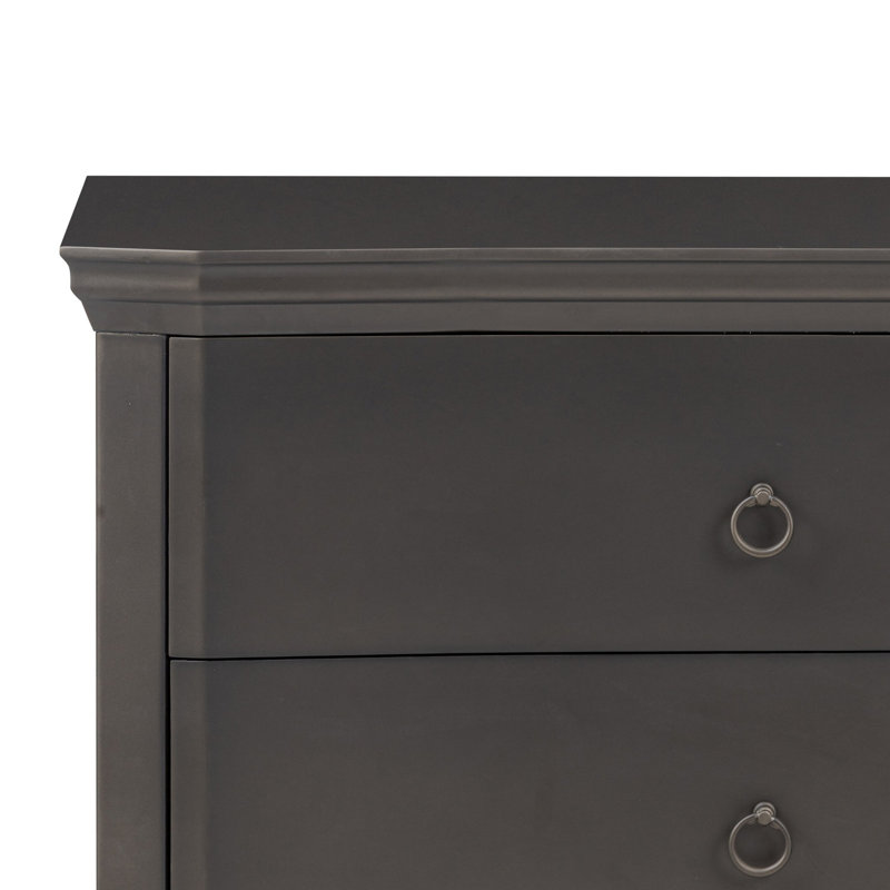 Talese Nightstand-Smooth Bronze