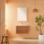 Meuble-lavabo simple flottant mural avec lavabo en céramique Lucian