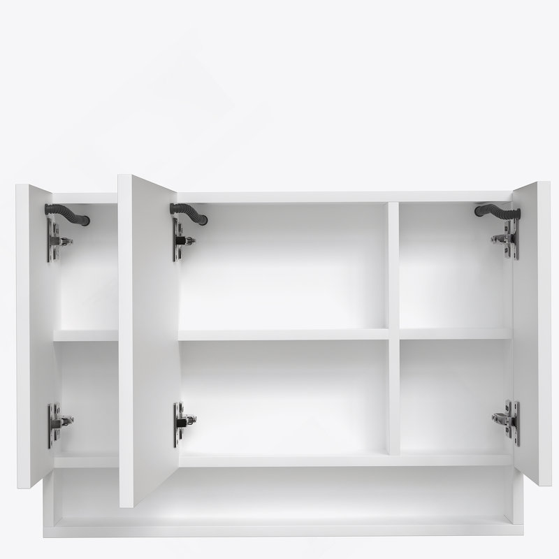 Armoires de salle de bain modernes de 39 po x 28 po, armoires à pharmacie avec miroirs et lumières DEL modernes