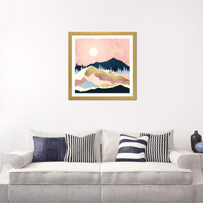 Coral Sunset - impression d'art graphique