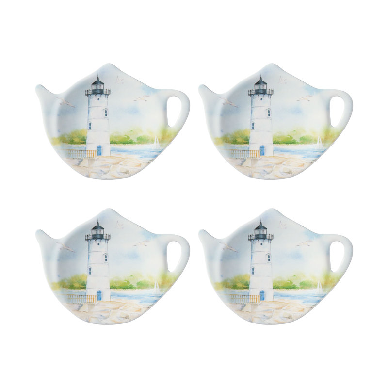 Set of 8 Teabag Holder Lighthouse