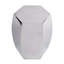 Table d'appoint hexagonale en acier inoxydable l 15,75 po Kenji