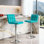 Tabouret de bar pivotant à hauteur réglable Stallcup
